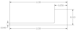 Technical diagram with labeled dimensions.