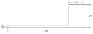 Technical drawing with labeled dimensions.