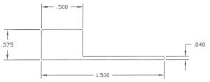 Technical drawing with precise measurements shown.