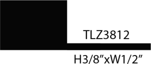Black rectangle with dimensions and code.