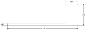 Technical diagram with specific measurements.