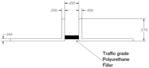 A drawing of the side of a boat.